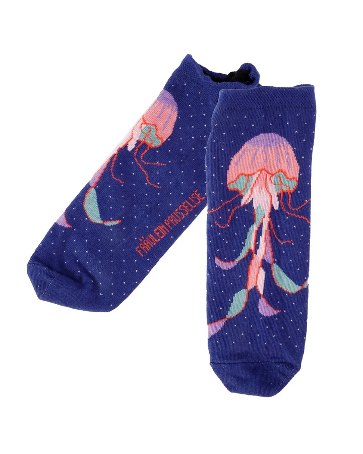 Kinder Sneaker Socken Qualle Gr.27-30