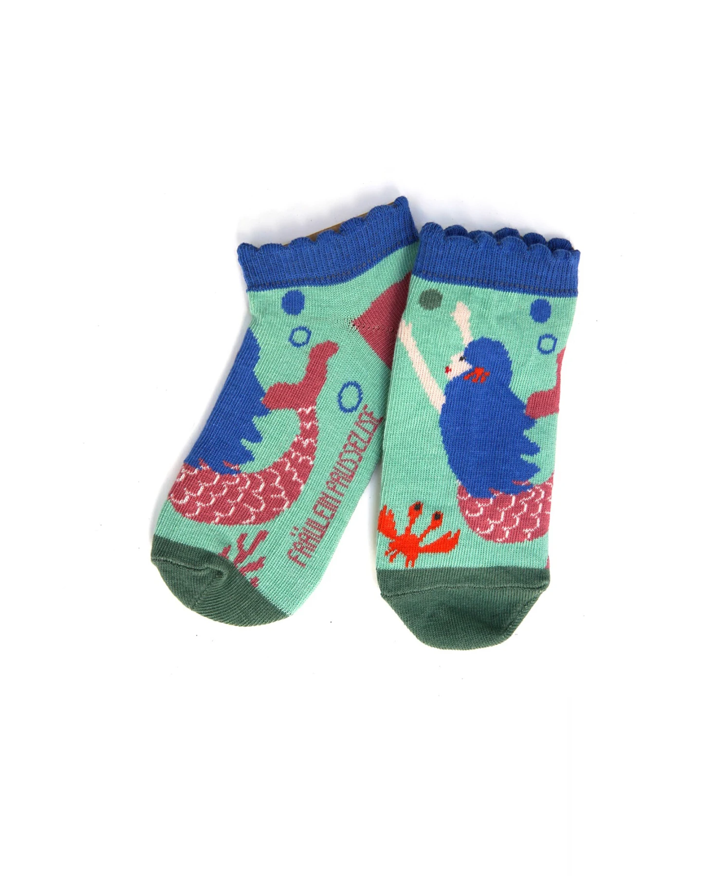 Kinder Sneaker Socken Meerjungfrau Gr.35-38 – Ansicht 2