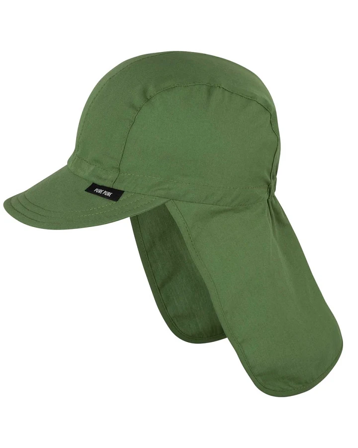 PURE PURE by Bauer Baby und Kinder Sonnenschutz Mütze UV 50 matcha Gr. 51