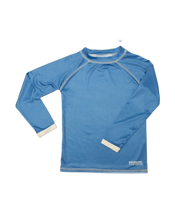 Kinder Langarmshirt Badeshirt "Blue" Gr.92/98