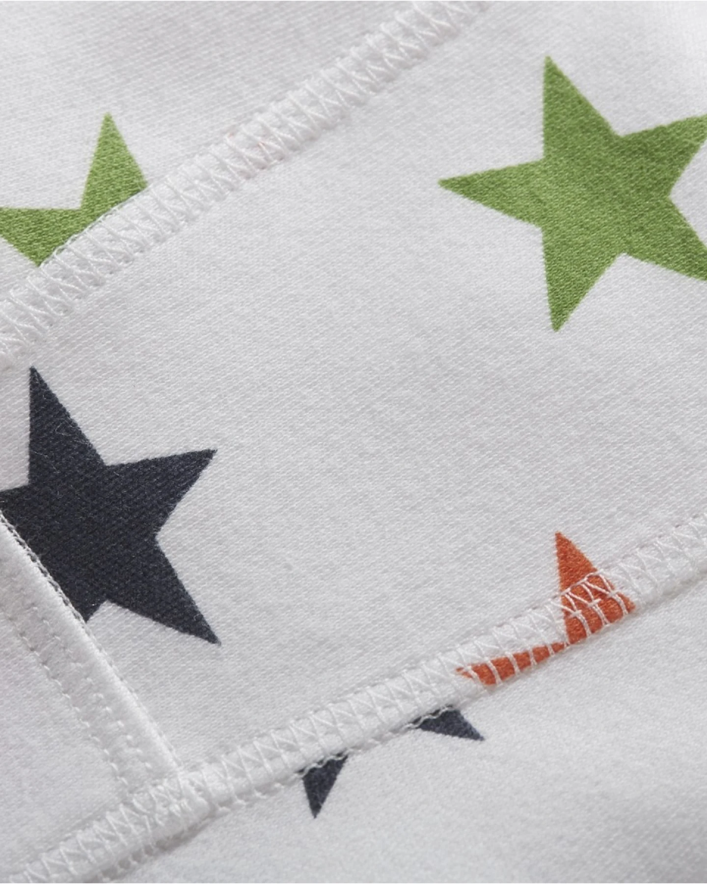 Jungen Boxershorts Bio-Baumwolle Stern weiß Gr. 98/104 – Ansicht 2