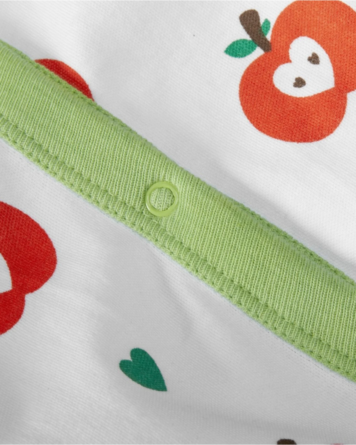 Baby Schlafanzug Bio-Baumwolle Apfel Gr. 86/92 – Ansicht 2