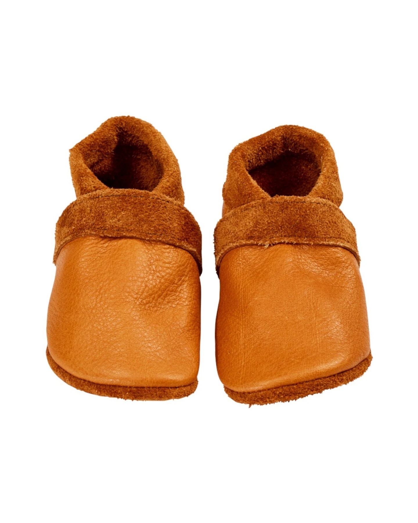 Baby und Kinder Hausschuhe Krabbelschuhe Ecopell Leder terra Gr. 18/19 – Ansicht 2