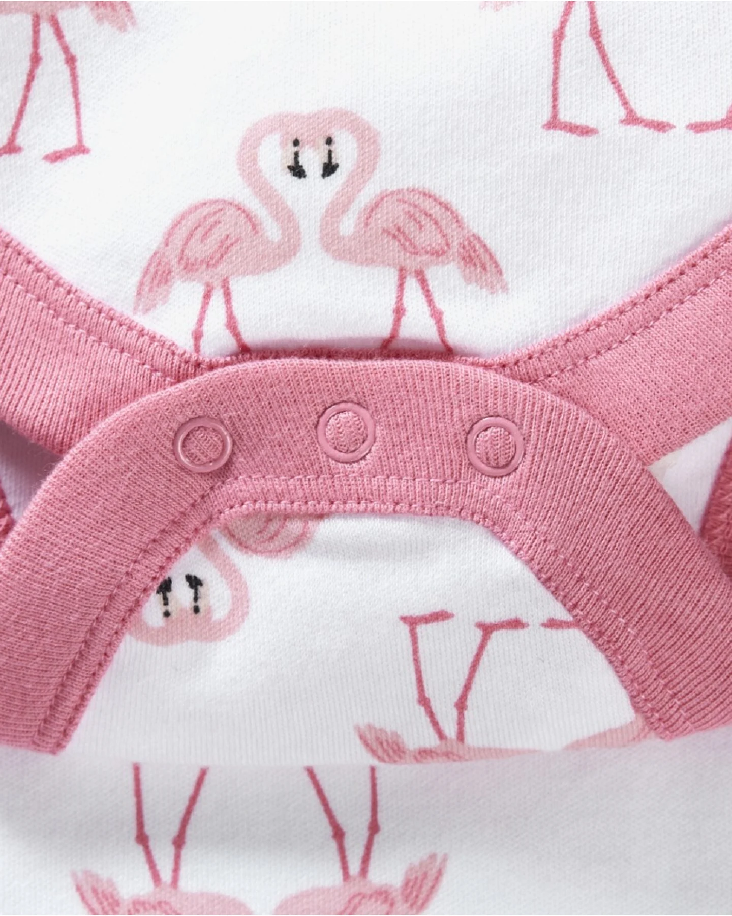 Baby Body Kurzarm Bio-Baumwolle Flamingo Gr. 86/92 – Ansicht 2
