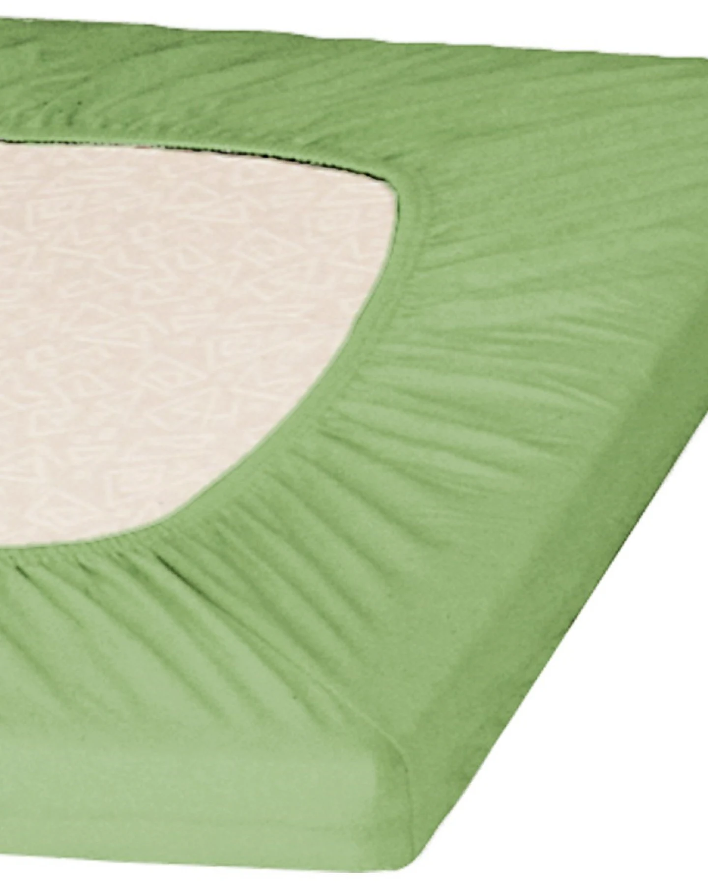 Spannbettlaken Bio-Baumwolle Jersey hellgrün Gr.3 (140x200x18-160x200x18 cm) – Ansicht 2
