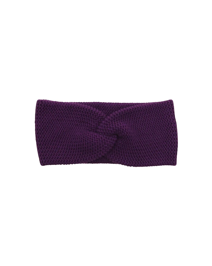 Strick Stirnband grape Gr.50/52