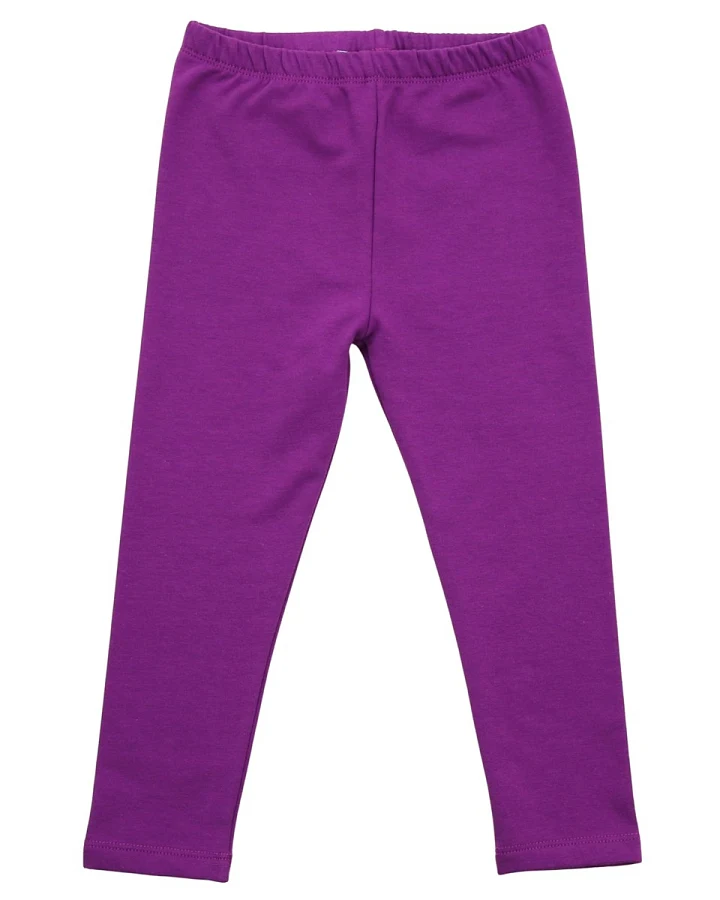 Kinder Leggings Thermo Bio-Baumwolle grape Gr.86/92