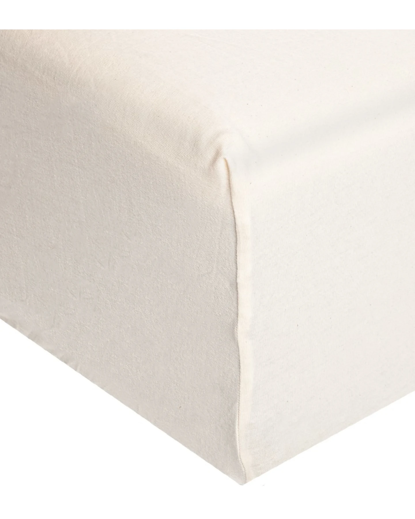 Spannbettlaken Bio-Baumwolle natur Steghöhe bis 25 cm 90x200 cm / 100x220 cm – Ansicht 2