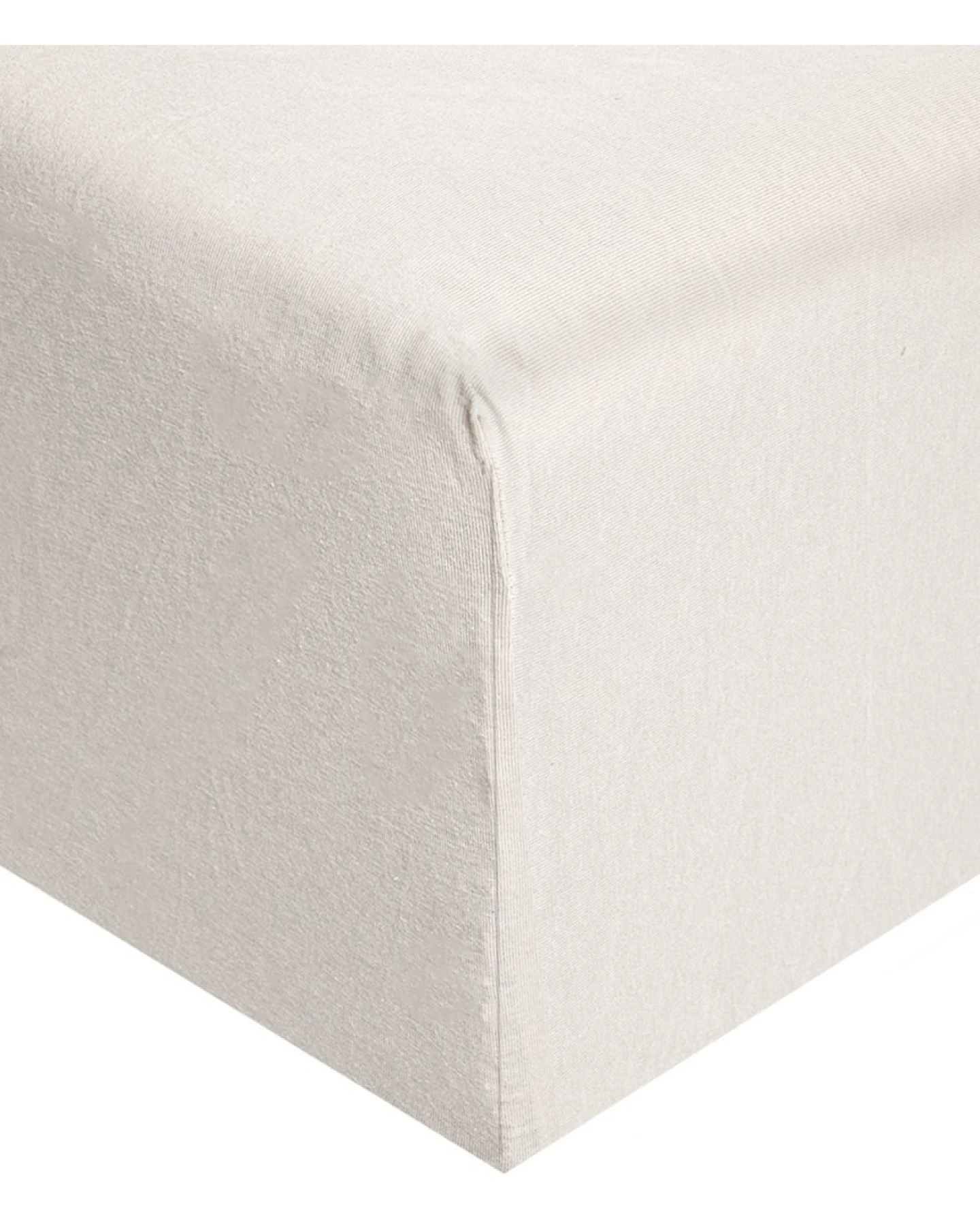 Spannbettlaken Bio-Baumwolle hellgrau Steghöhe bis 25 cm 140x200 cm /160x200 cm – Ansicht 2