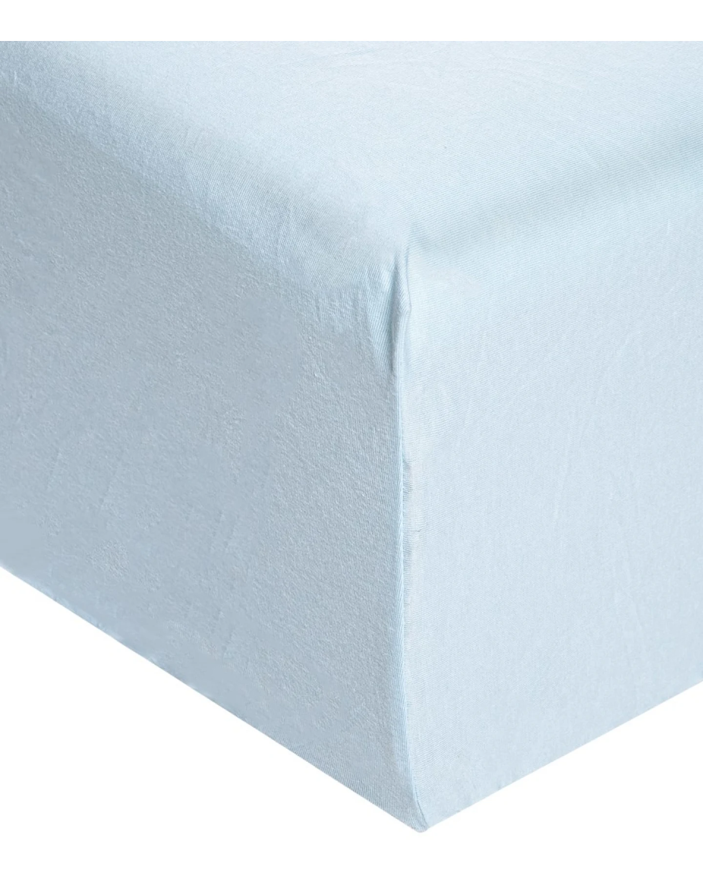 Spannbettlaken Bio-Baumwolle aqua Steghöhe bis 25 cm 140x200 cm /160x200 cm – Ansicht 2