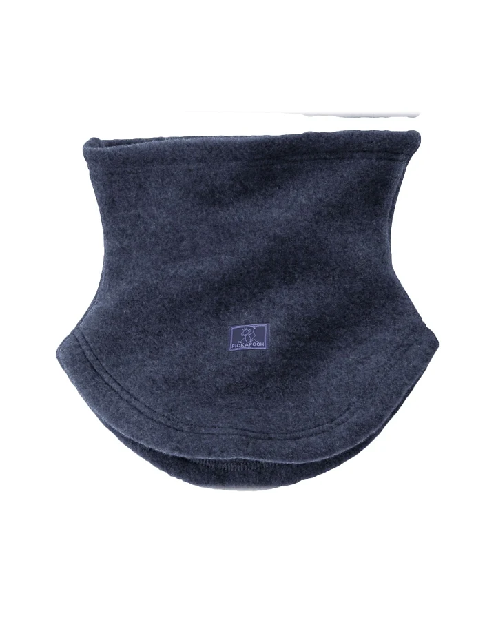 Pickapooh Kinder Schlupfschal Bio-Schurwolle Fleece marine Gr.1 (1 bis 2 Jahre)