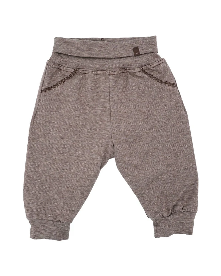 Baby Pumphose Bio-Baumwolle kastanie-hellbraunmeliert Gr. 86/92