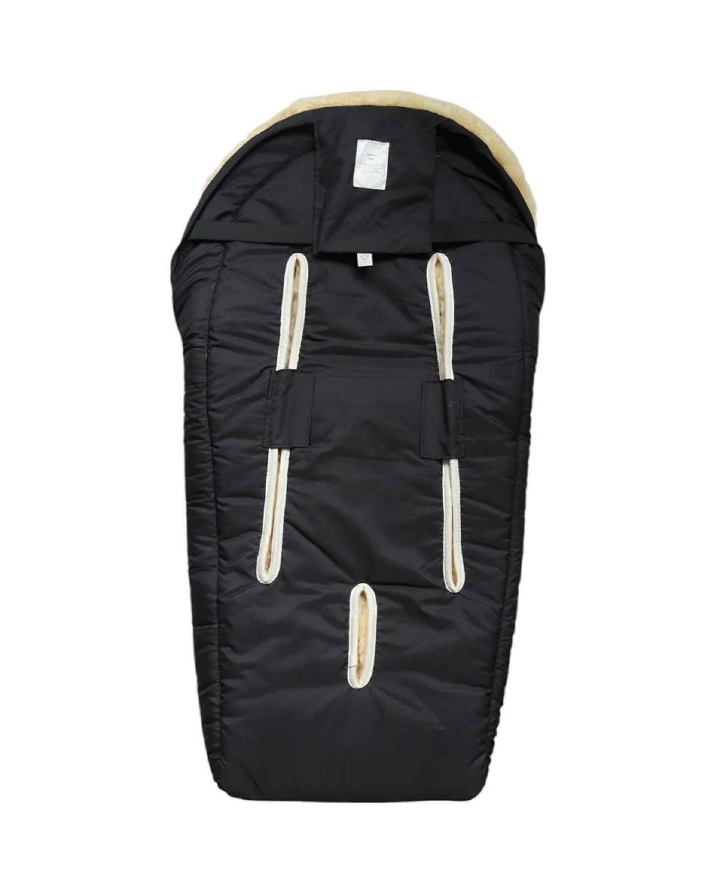 Kaiser Naturfellprodukte Lammfell Fußsack "NAADJA" schwarz ca. 80 x 37 cm – Ansicht 2