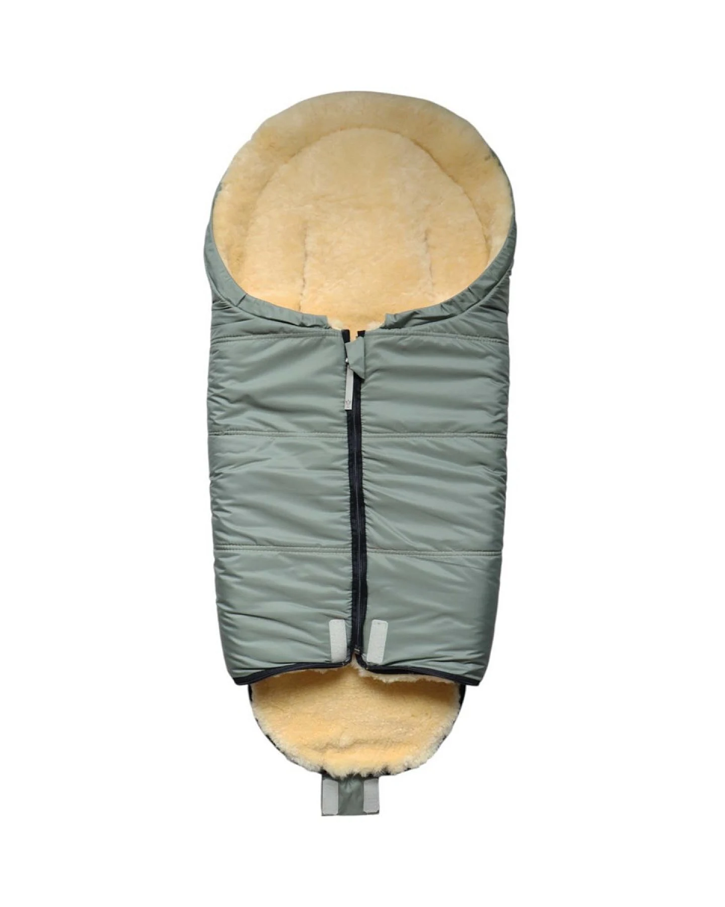 Kaiser Naturfellprodukte Lammfell Fußsack "NAADJA" salbei green ca. 80 x 37 cm – Ansicht 2