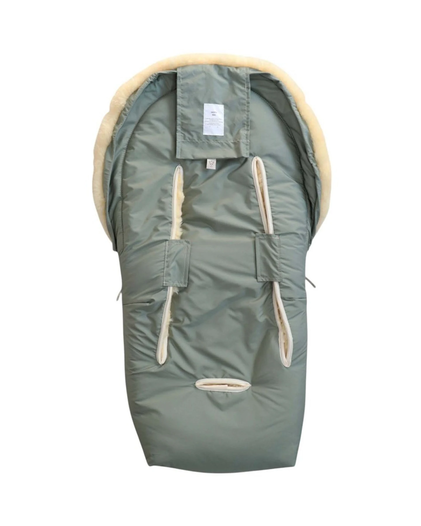 Kaiser Naturfellprodukte Lammfell Fußsack "EMMY" salbei green ca. 80 x 37 cm – Ansicht 2
