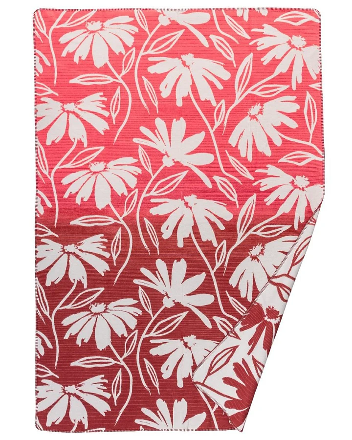 Jacquard-Wohndecke Ella coral ca. 150x200 cm, ca. 320g/m²
