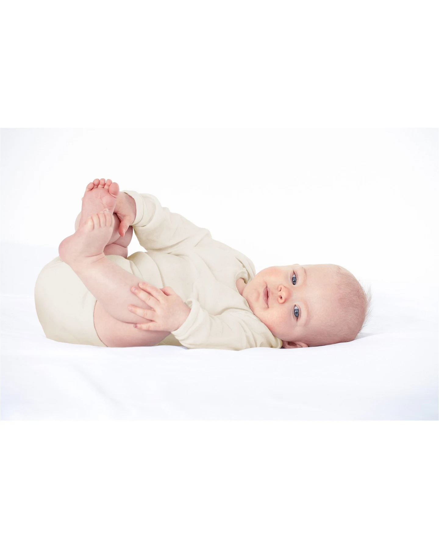 Baby Langarmbody Bio-Baumwolle "pure basic" Gr. 86/92 – Ansicht 2