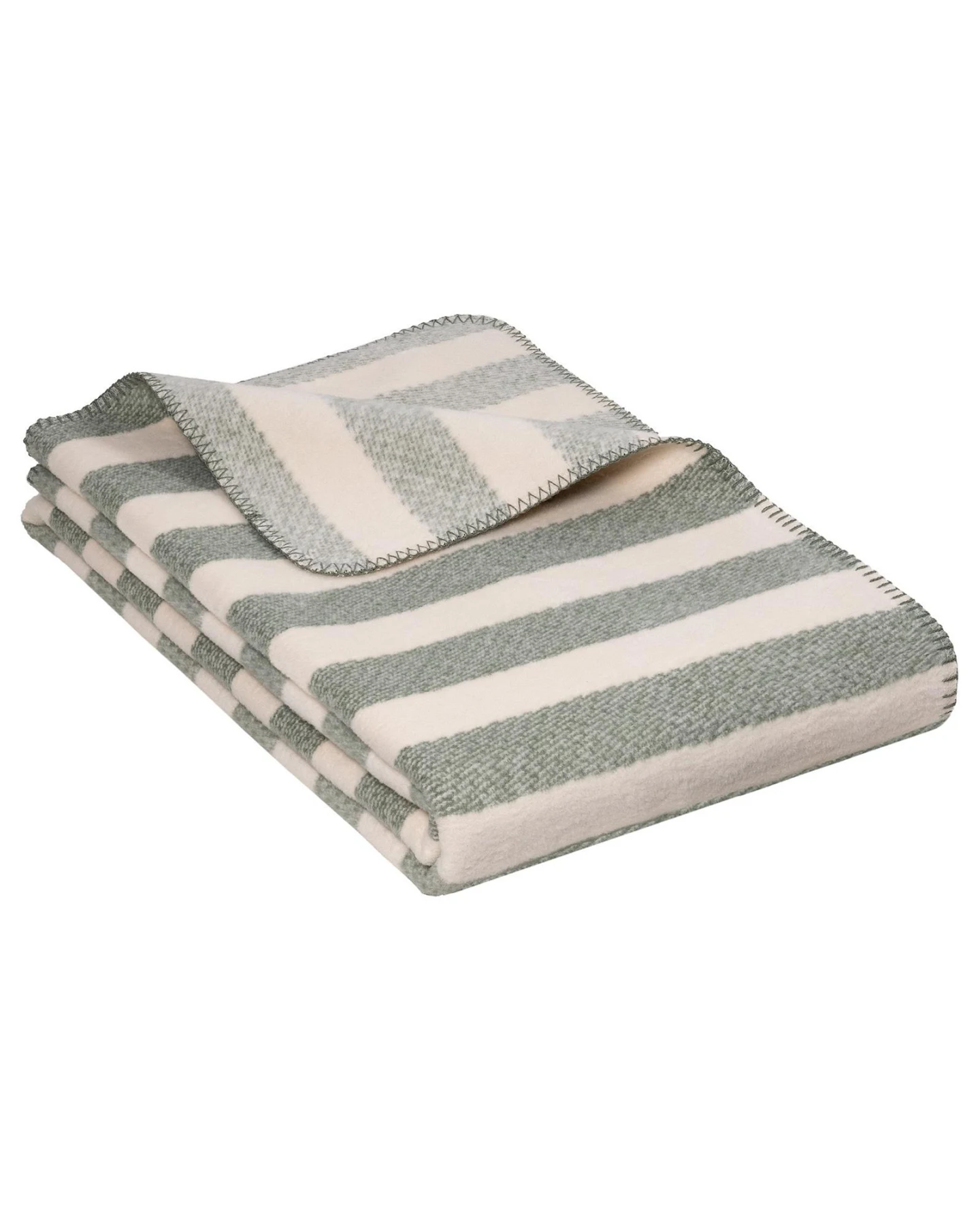 Jacquard-Wohndecke Ida salbei ca. 150x220 cm, ca. 450g/m² – Ansicht 2