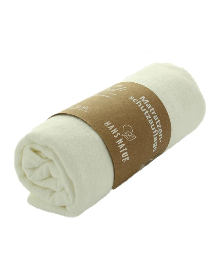 Matratzenauflage Beistellbett Bio-Baumwolle natur Maße 89 x 50 cm
