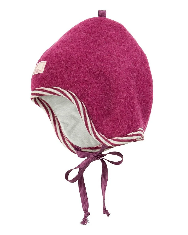 Pickapooh Kinder Mütze Bio-Merinowolle Fleece dahlia Gr.48