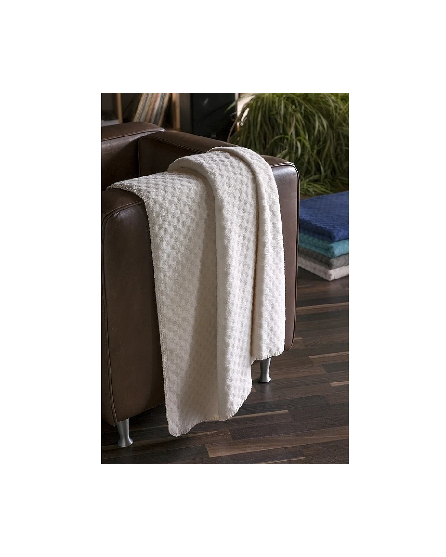 Wohndecke Jopea natur ca. 150x200 cm, ca. 450g/m² – Ansicht 2