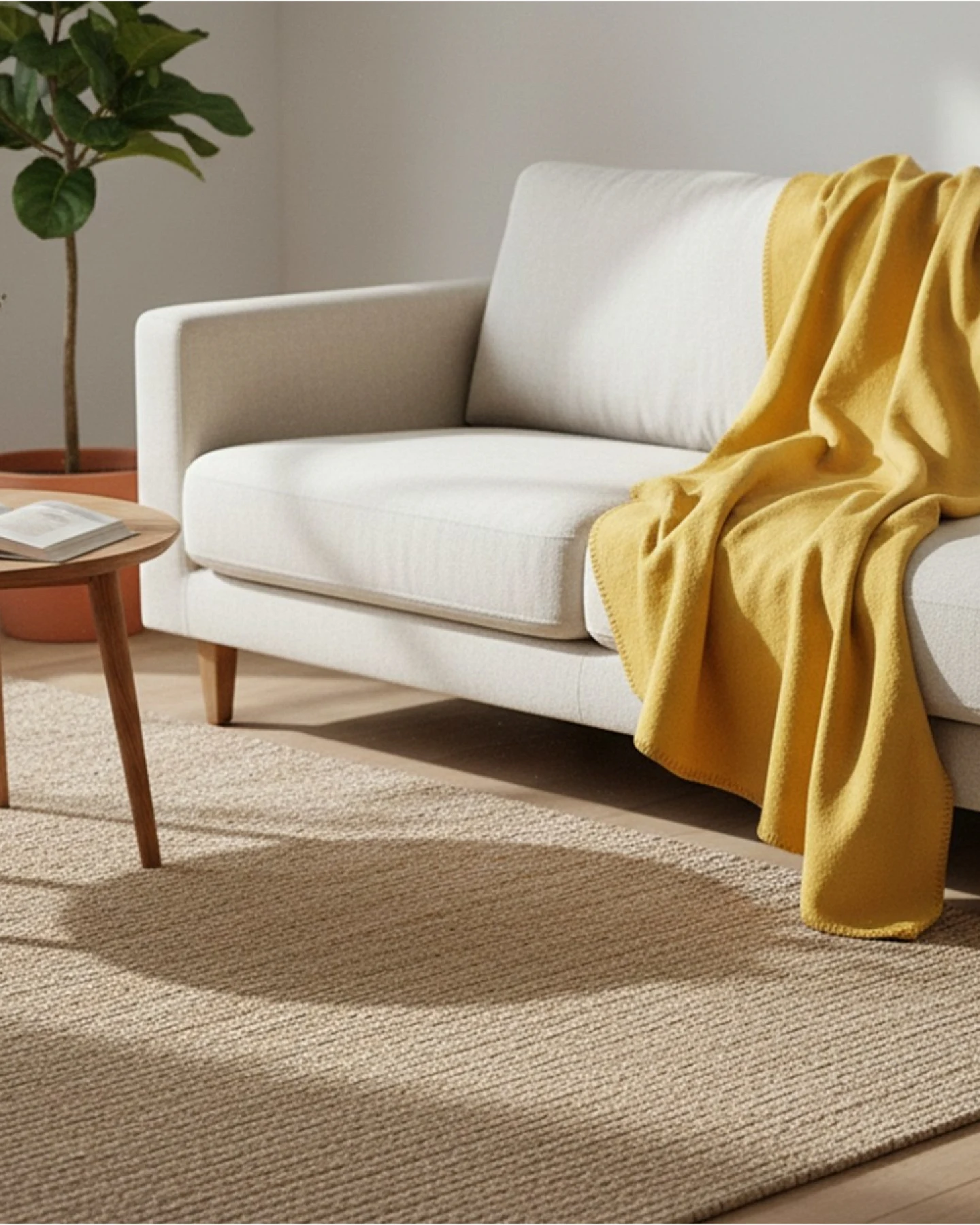 Jacquard-Wohndecke Cádiz honig ca. 150x200 cm, ca. 320g/m² – Ansicht 2