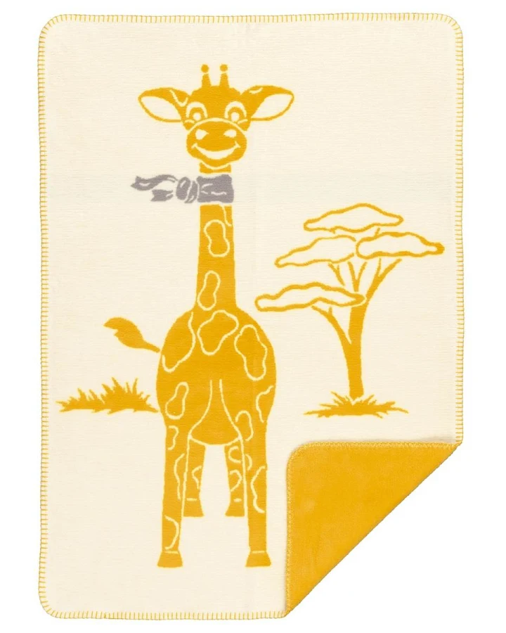 Kuschel- und Krabbeldecke BW Gringo honig 75 x 100 cm cm, ca. 450g/m²
