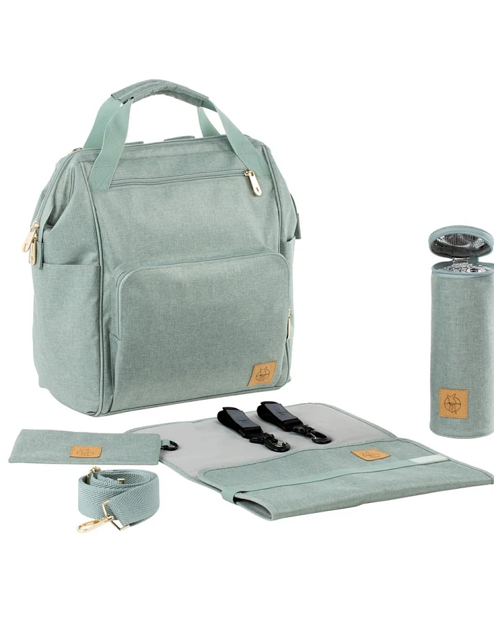 Wickelrucksack - Glam Goldie Backpack, Mint 30 x 17 x 39 cm