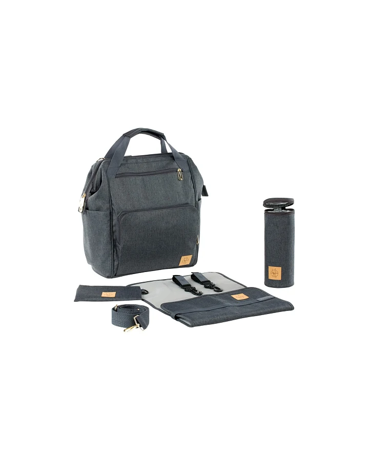 Wickelrucksack - Glam Goldie Backpack, Anthracite 30 x 17 x 39 cm