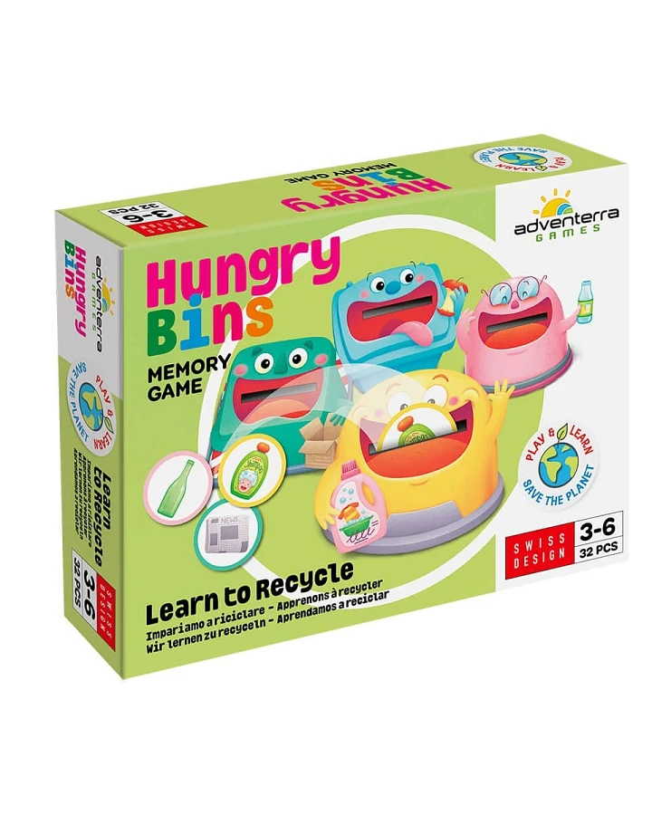 Hungry Bins Wir lernen zu recyclen 3 bis 6 Jahre