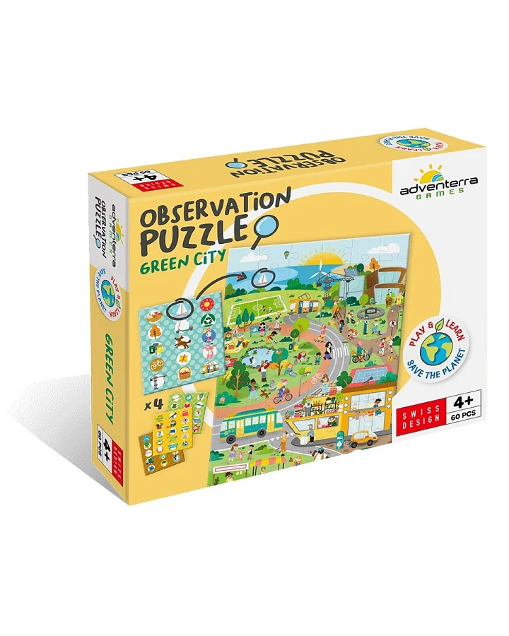 Observation Puzzle Green City ab 4 Jahre