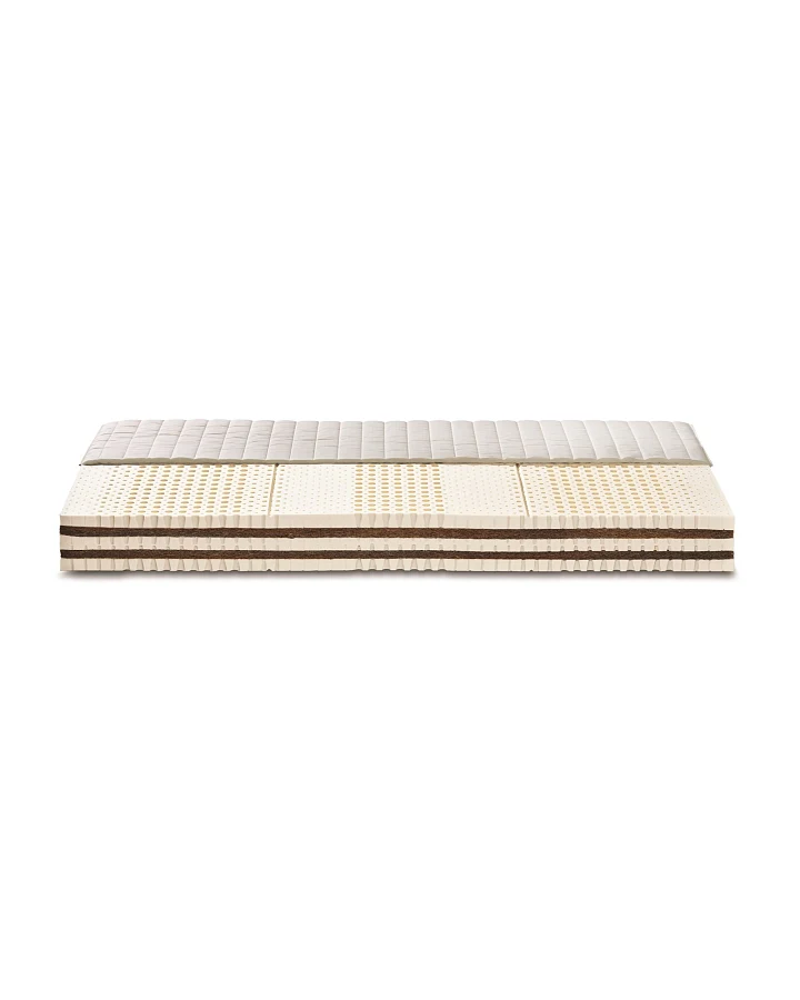 Lonsberg Orthopädische 5 Schichten Matratze Naturlatex 90x200 cm Bezug 51% Bio-Baumwolle, 49% Lyocell