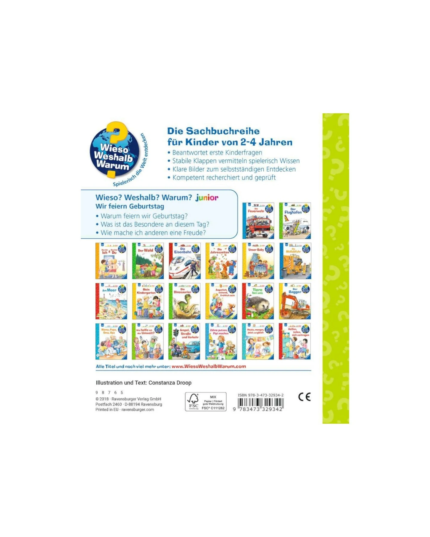Ravensburger Wir feiern Geburtstag Band 27 ab 2 Jahre – Ansicht 2