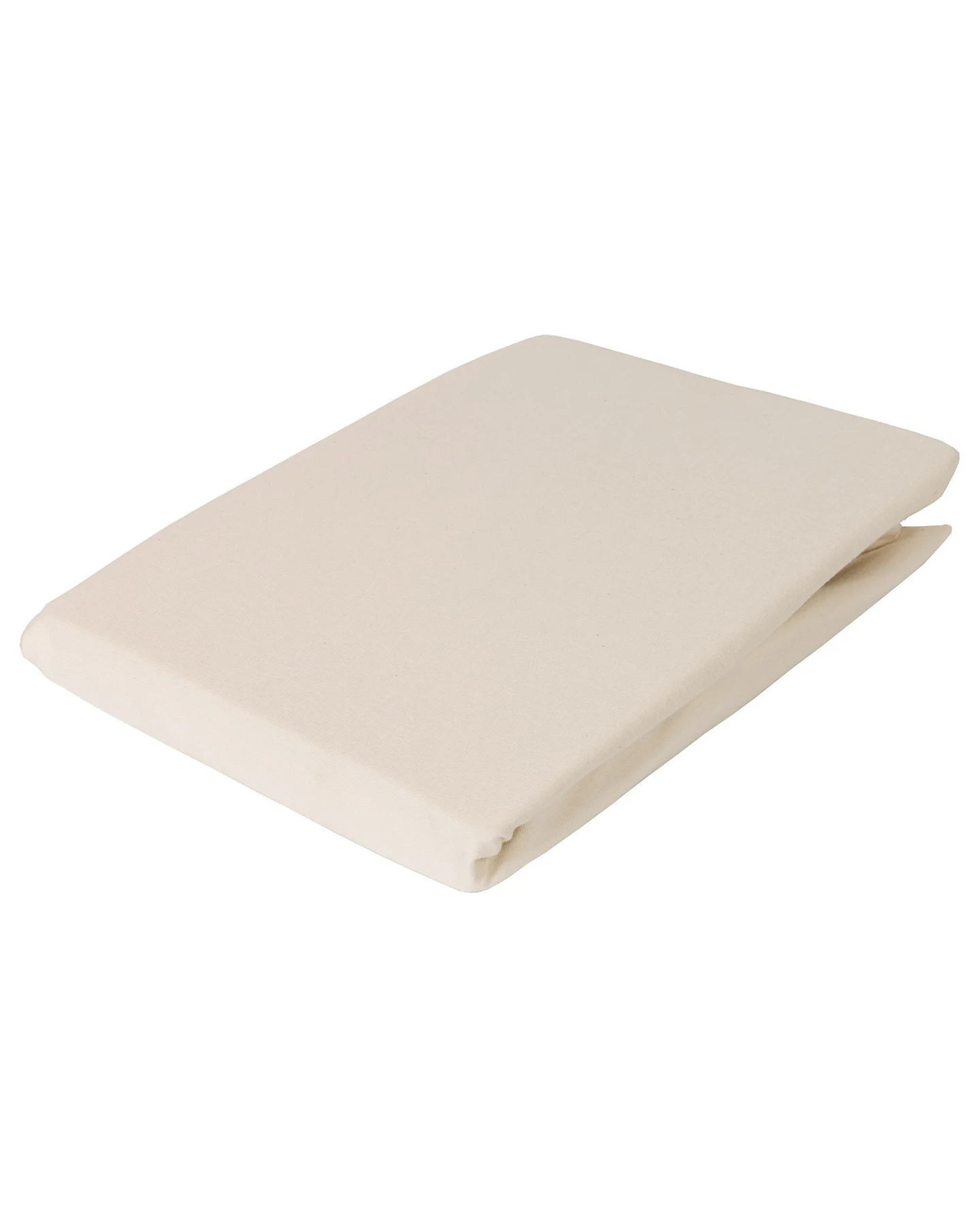Spannbettlaken Bio-Baumwolle Biber natur Maße 50 x 80 x 11cm – Ansicht 2