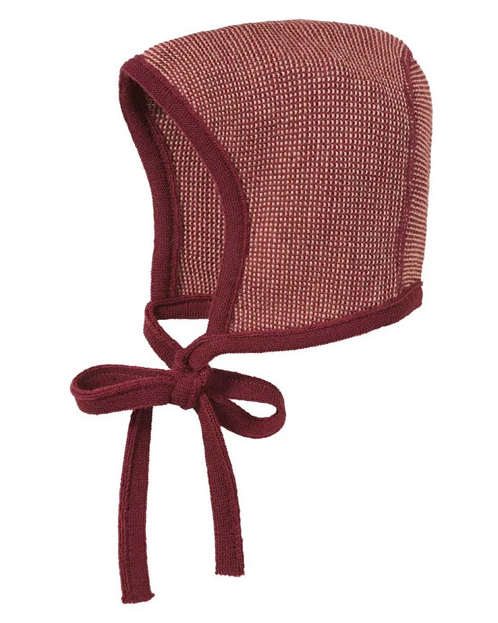 Disana Baby Strickmütze Bio-Merinowolle cassis-rose Gr.1 (ca. 42-46 cm für 3-6 Mon.)