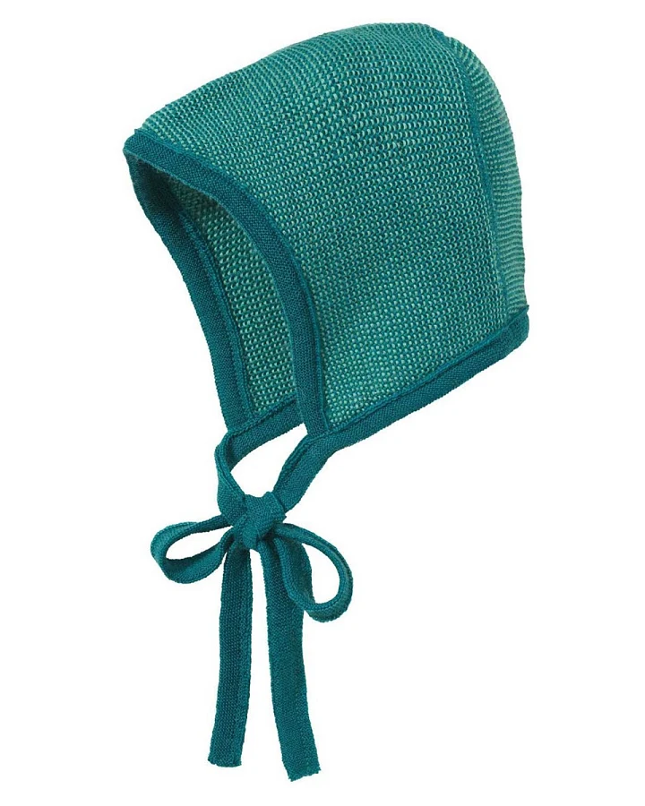 Disana Baby Strickmütze Bio-Merinowolle pacific-mint Gr.0 (ca. 36-40 cm für 0-3 Mon.)