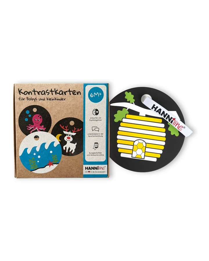 Kontrastkarten ab dem 6. Lebensmonat 20 Motive Maße 15 x 15 x 2 cm