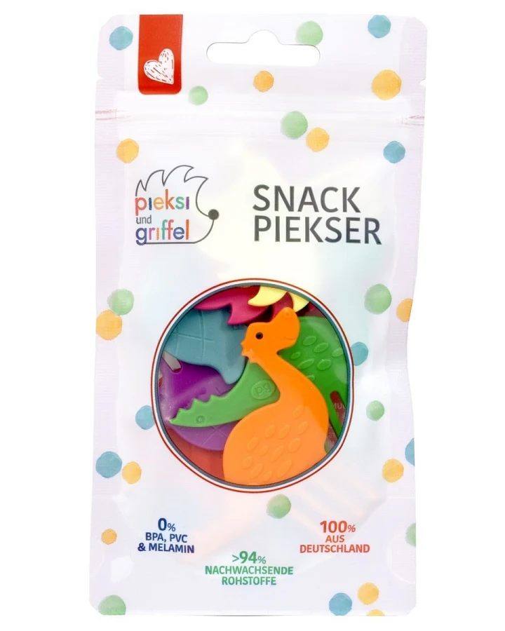 Snack Piekser 9er Set bunt gemischt