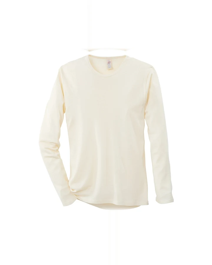 Engel Natur Langarm Unterhemd Unisex natur Gr.46/48