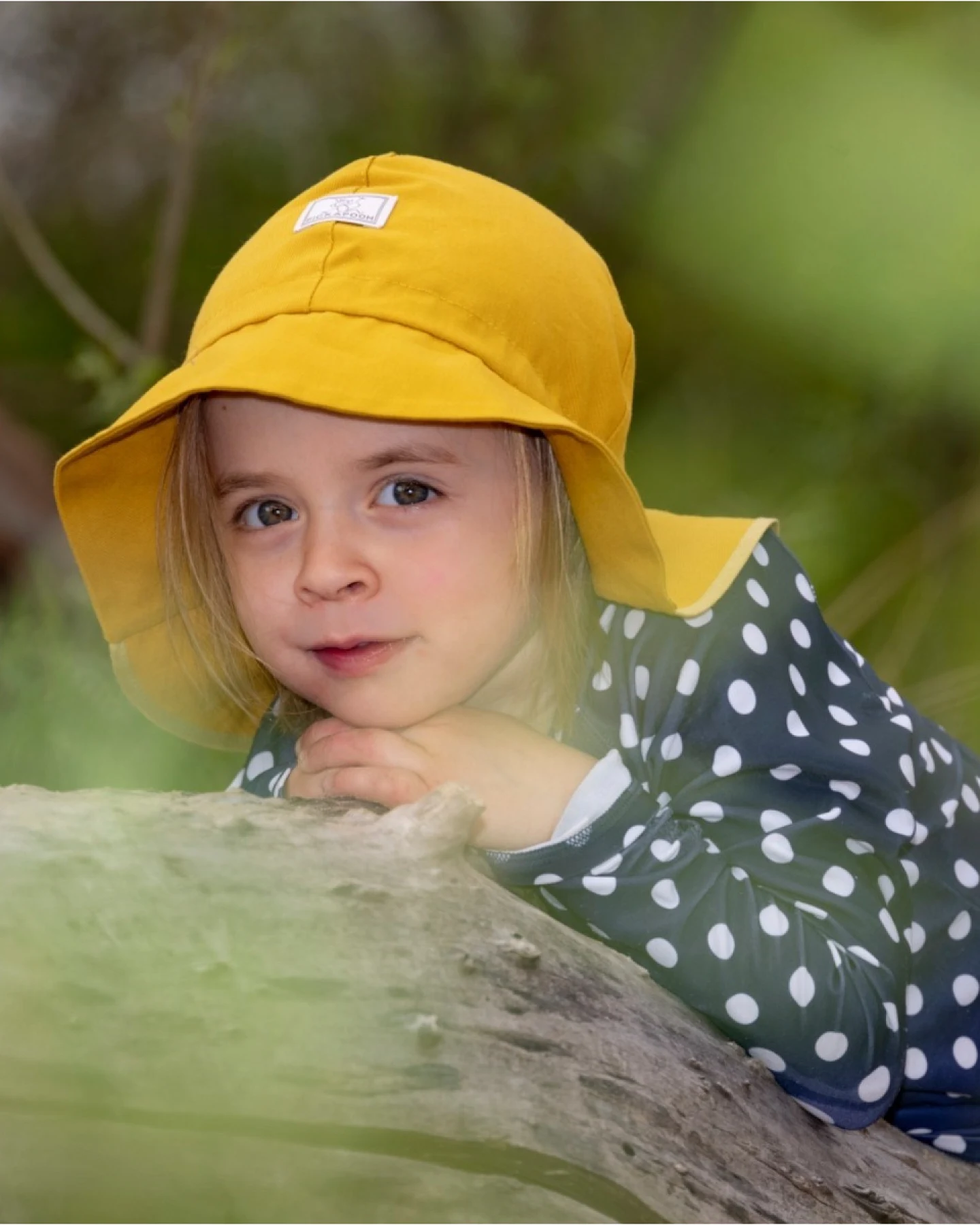 Pickapooh Kindermütze Feuerwehr UV-60 golden yellow Gr.56 – Ansicht 2