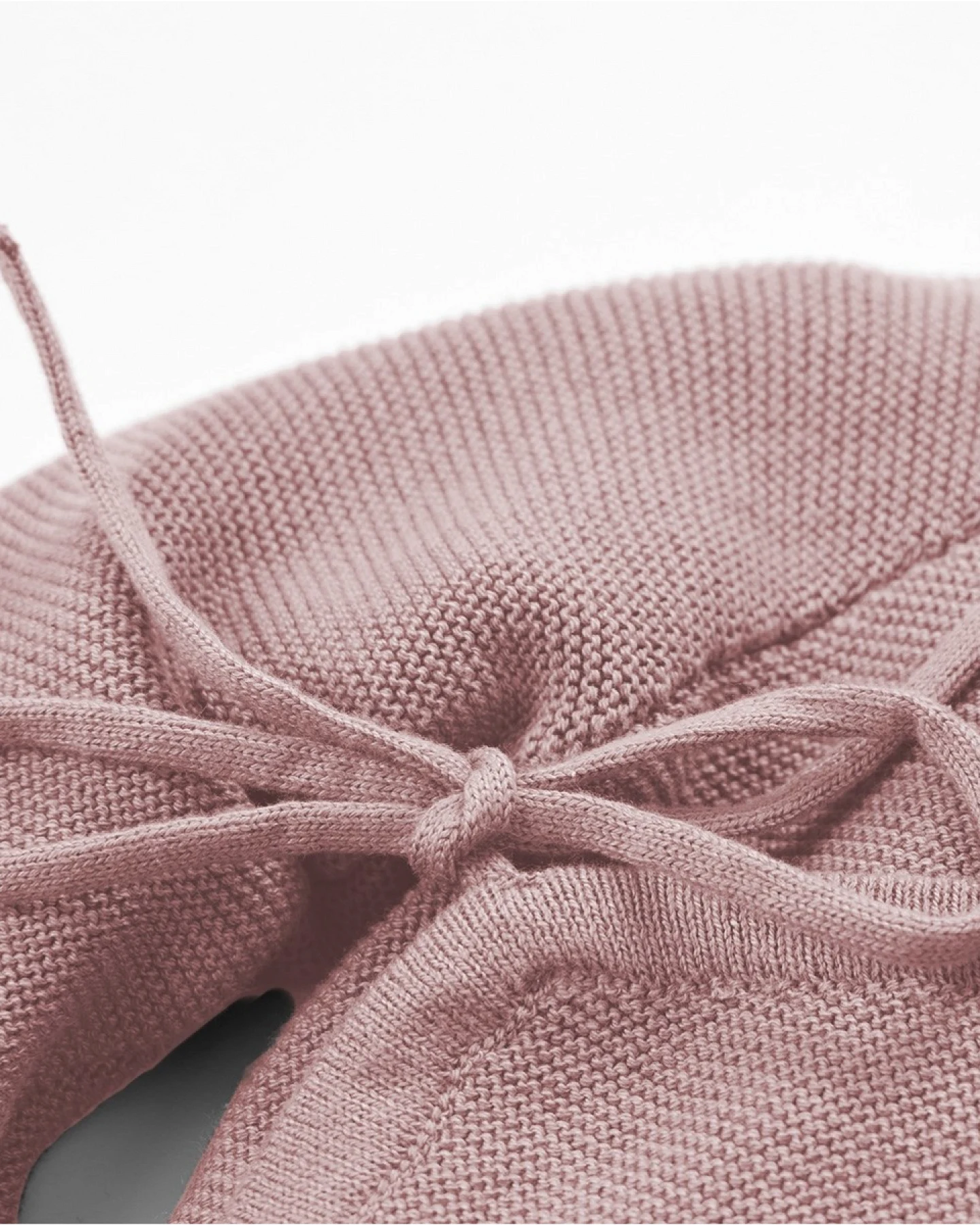 Baby und Kinder Jacke zum Wickeln Strick-Qualität Bio-Baumwolle rosé Gr. 74/80 – Ansicht 2
