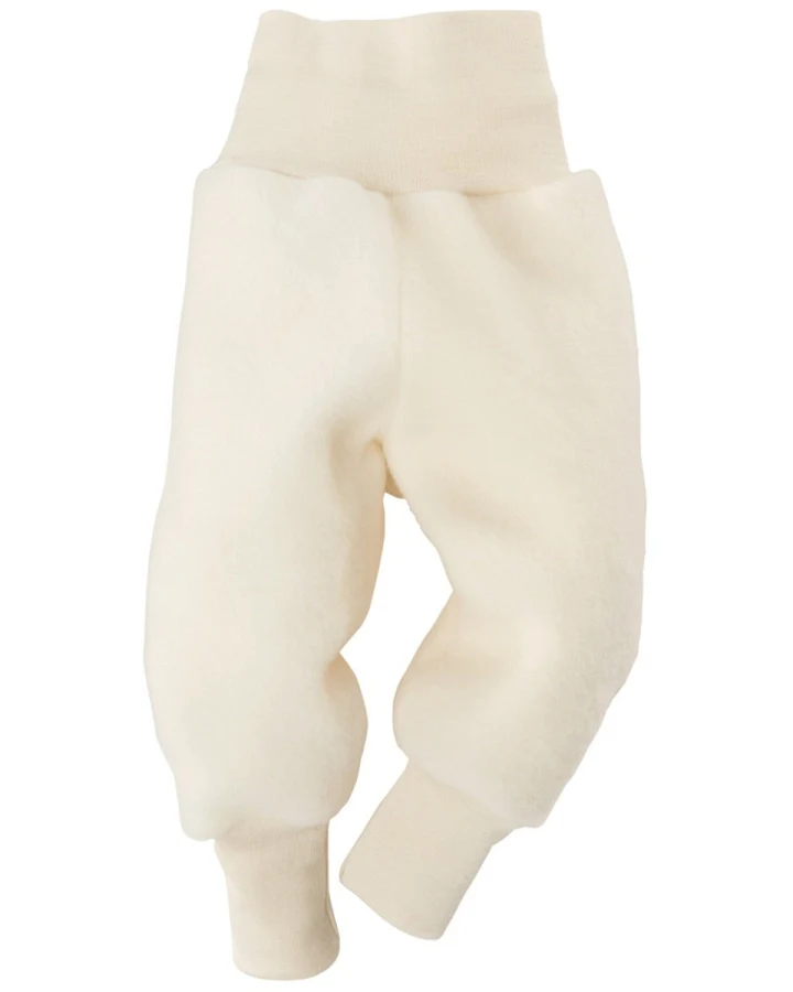 Engel Natur Babyhose Bio-Merinowolle Fleece maschinenwaschbar natur Gr. 50/56