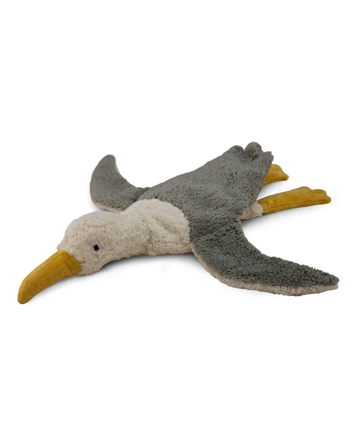 Kinder Körnerkissen Kuscheltier, Möwe klein Maße 45 x 11 x 50 cm