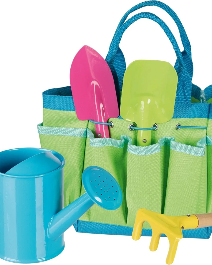 goki Gartenspielzeug mit Tasche, 5-teilig Maße 30 x 17 x 17 cm