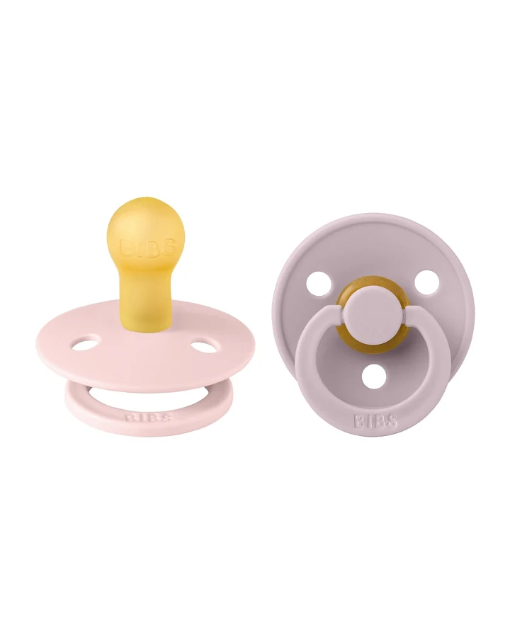 BIBS Schnuller Naturlatex "Colour" 2er Pack kirschförmig blossom-lilac 0-6 Monate