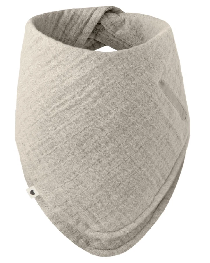 BIBS Dreieckstuch Bandana Bio-Baumwolle Musselin Bib Sand Onesize Maße 27 x 27 cm
