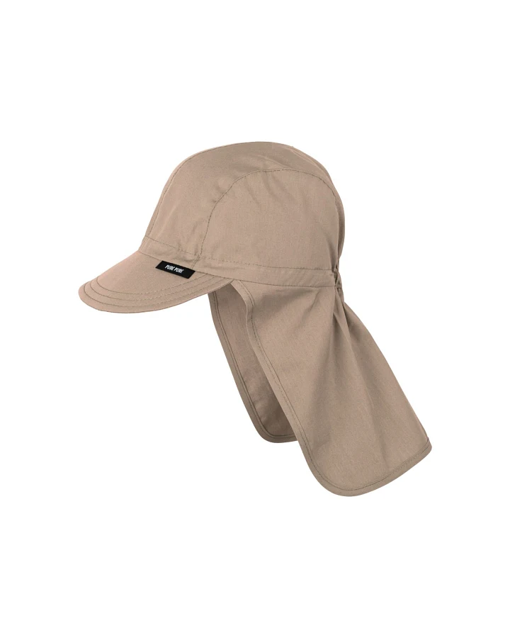PURE PURE by Bauer Baby und Kinder Sonnenschutz Mütze UV 40 dune Gr. 51