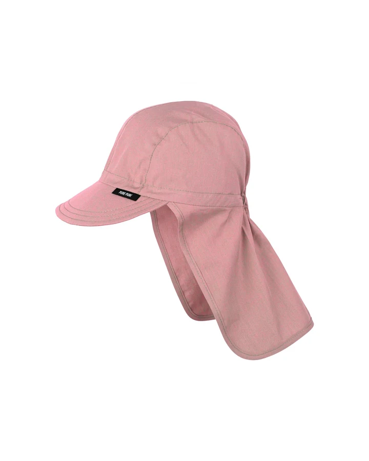 PURE PURE by Bauer Baby und Kinder Sonnenschutz Mütze UV 25 dusty rose Gr. 53