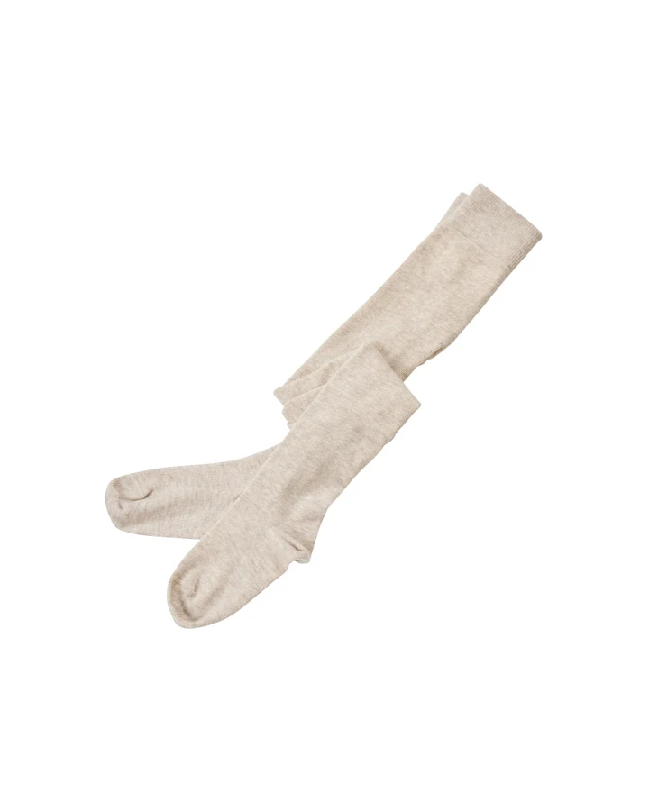 Baby Strumpfhose Baumwolle (kbA) beige-melange Gr.00