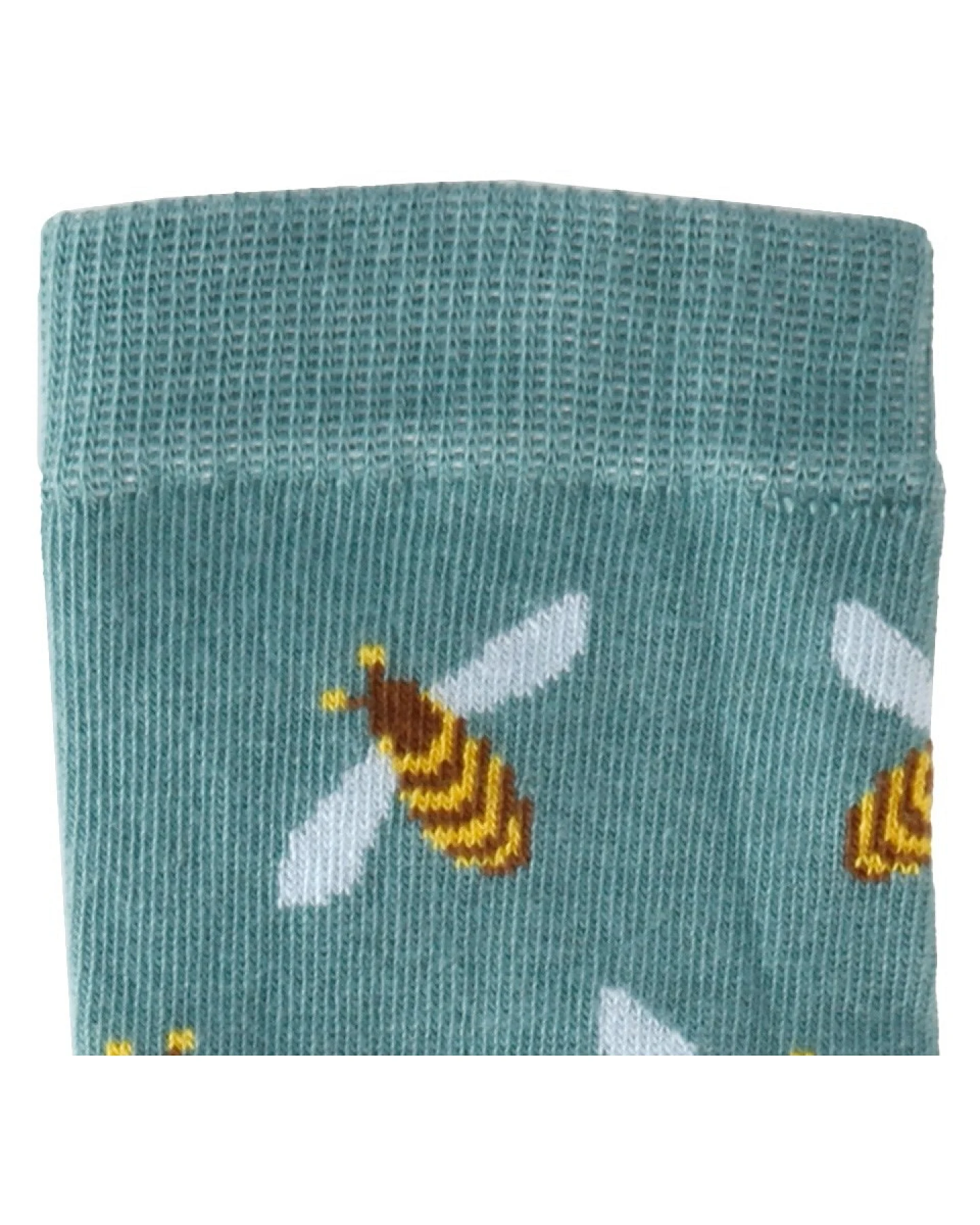 Kinder Socken Bienen blaugrün Gr.31-34 – Ansicht 2
